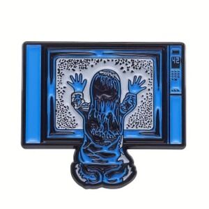 Horror Movie Enamel Pin Scary TV Girl Creepy Brooch‎ Badge Gift